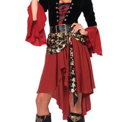 Cosplay Movie&tv Female Pirates Captain Costume Halloween Ro