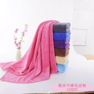 Wholesale Fine Fiber Towel Bath Towel Absorbent Thickeneded