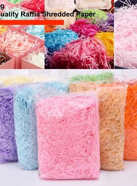 10/50/100g Colorful Shredded Crinkle Lafite Paper Raffia Fil