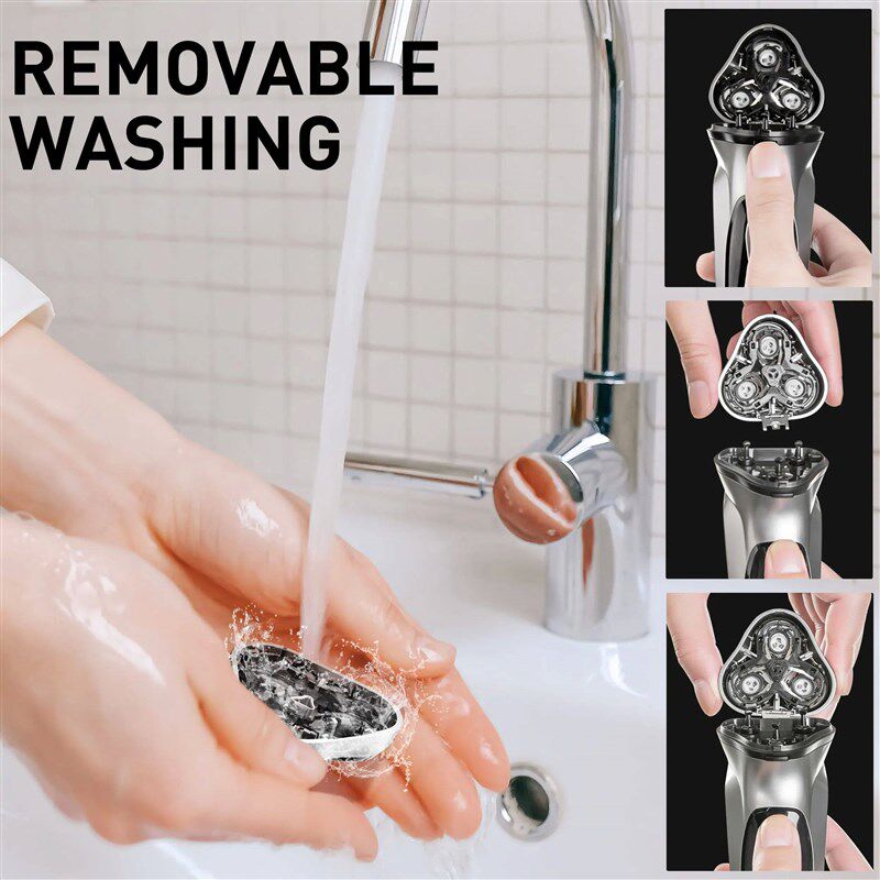 Blackstone Electrical Rotary Shaver for Men 3D Floating - 实物图