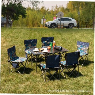 aluminium alloy camping table Portable foldable and chairs