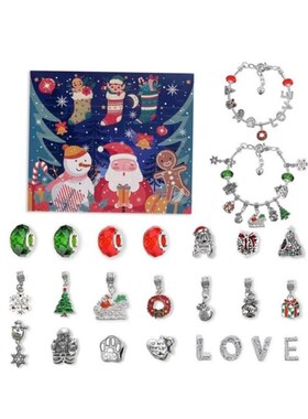 Christmas Advent Calendar Bracelets 2023 For Girls DIY Jewel