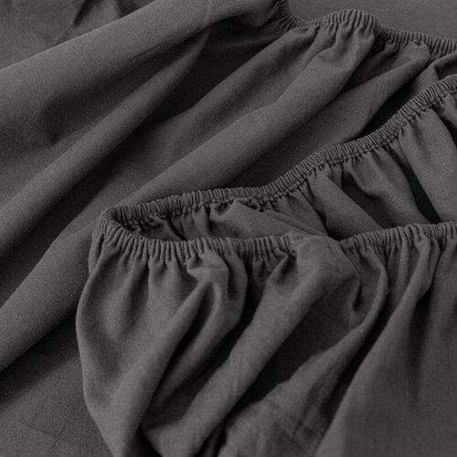 soft bed sheets fitted sheet cotton set 床垫套 纯色床笠床单