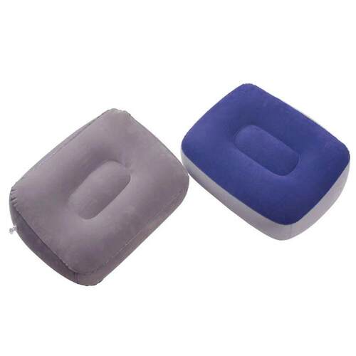 Portable Soft Foorest Pillow PVC Inflatable Foot Rest Foldin