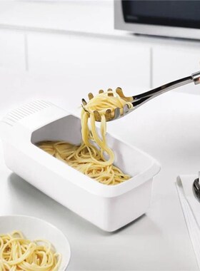 Microwave Noodles Pasta Cooker With Strainer Eco-Friendly Pl
