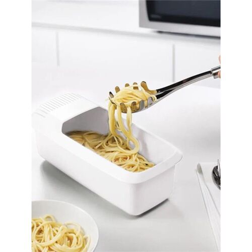 Microwave Noodles Pasta Cooker With Strainer Eco-Friendly Pl