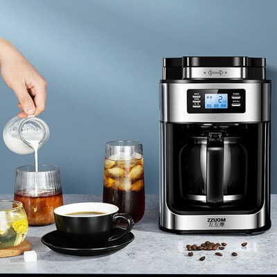 10-Cup Drip Coffee Maker 2 in1 Grind&Brew Auto自动磨豆咖啡机