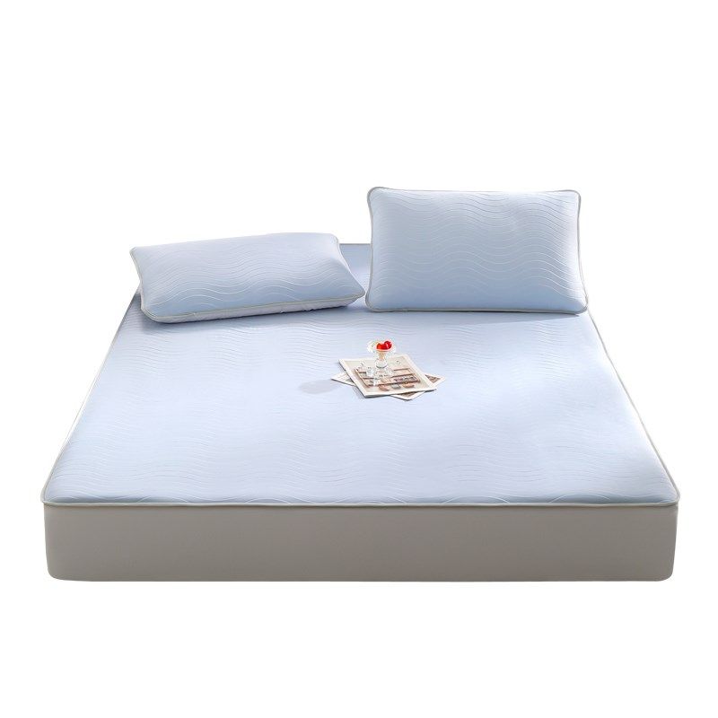 晋帛家纺夏季柔软凉感席子三件软席床笠软垫可折叠水洗席子,床上用品,冰丝席,淘宝优惠券,粉丝福利购,淘宝优惠卷