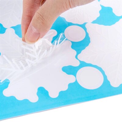 Winter Snow Flakes Window Clings Decals Christmas Decoration
