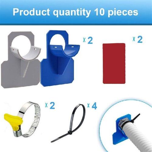 2Pcs Swimming Pool Pipe Fixing Holder Support For Intex