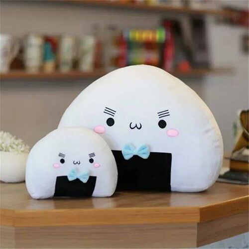 Cute Plush Mini Rice Ball Pillow Kawaii Soft Japanese Sushi