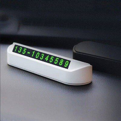 Temporary Parking Number Plate Anti-disturbance One-touch
