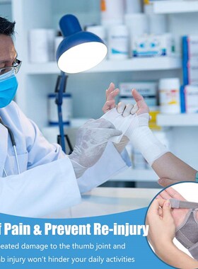 1PC Thumb Spica Splint Stabilizer Wrist Support Brace Protec