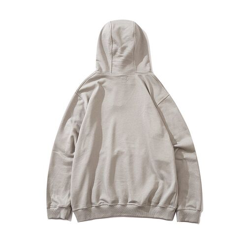 Side Zipper Lens Terry Fabric Men And Women With Casual Hood