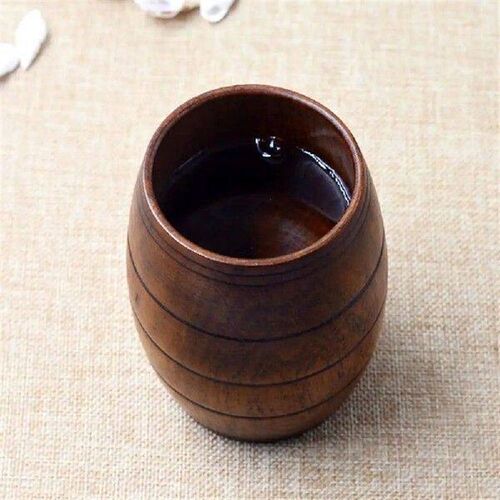 Creative Wine Barrel Wooden Mugs Shape Natural Wooden Beer