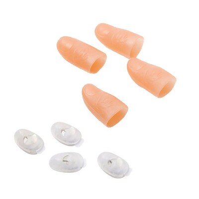 2/4/6pcs Magic Light Up Finger Fingers LED Tricks Thumb Prop