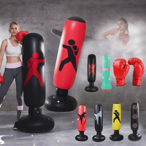 160cm Inflatable Punching Bag for Kids and Adults High Boxin