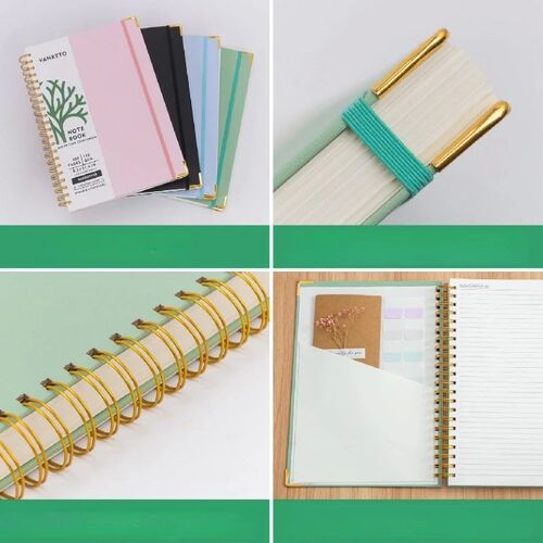 300 Sheets A4 Spiral Book Coil Notebook Weekly Paper Notepad