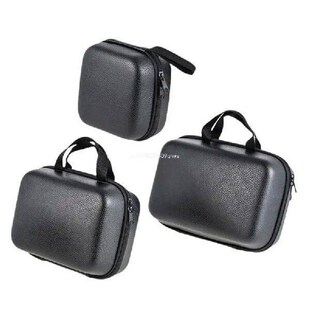 Portable PU Leather Fishing Reel Bag Rotating Reel Case