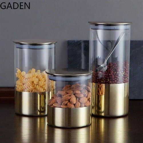 Kitchen High Borosilicate Airtight Jar Moisture-proof Glass