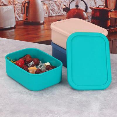 Silicone Bento Boxes Lunch Container, YONGHAO Leak-Proof Lun