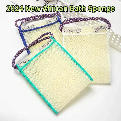 2024 New African Bath Sponge African Net Long Net Bath Spong