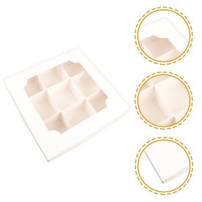 5 Pcs Cake Box and Biscuit Boxes Baked Goods Cookie Bakery