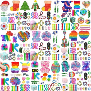 TOP Fidget Toys Pack Anti Stress Toy Set Marble Relief Gift