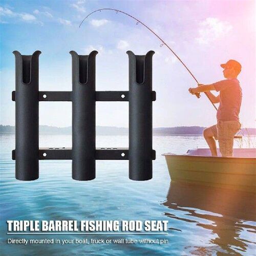 3 Tube Portable Rod Rack Corrosion Resistant Fishing Rod