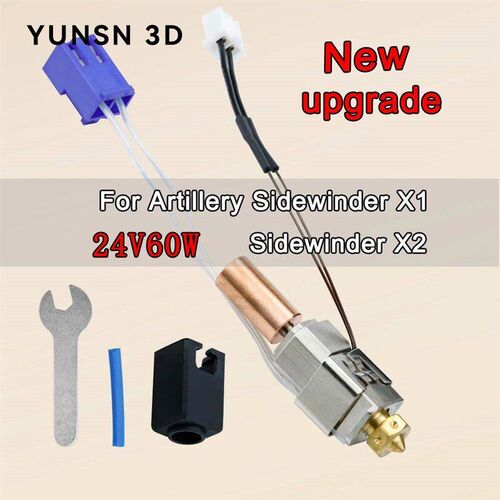 Upgraded Hotend Kit For Artillery Sidewinder X1 X2 3D Printe