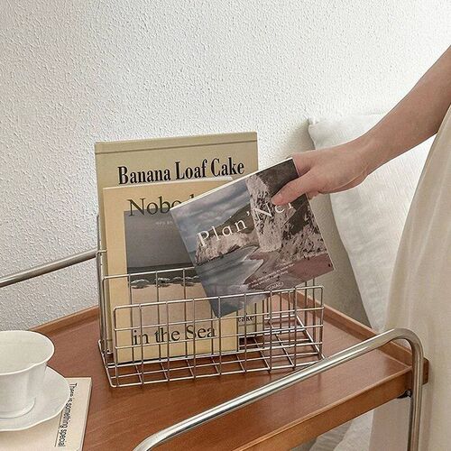 Ins Minimalist Iron Desktop Storage Rack Organizer Table Org