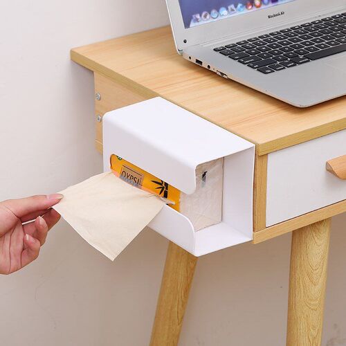 Avoid drilling tissue boxes wall-mountable carton home