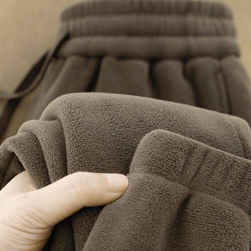 Double-sided Polar Fleece Pants For Men, Outerwear Leggings