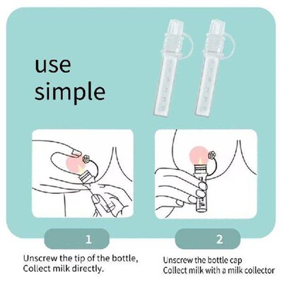 6pcs/set Silicone Breast Milk Saver Colostrum Collectors