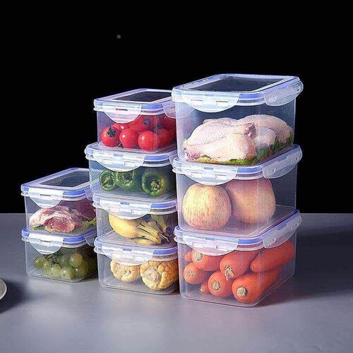 plastic food fruit storage box container lunch fridge big