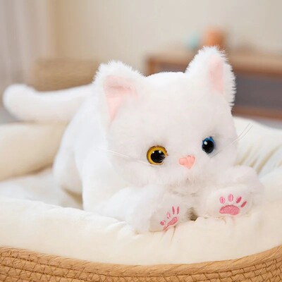 53CM Cute Simulated Cat Doll Plush Toy Stuffed Soft Animal P