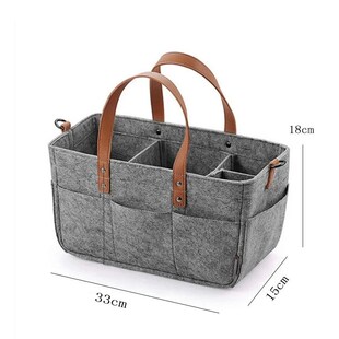 Baby Felt Storage Nursery Organizer Basket Infant Diaper Bag