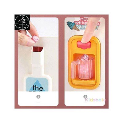 Kds Toy Frdge Refrgerator Accessores Wth ce Dspenser