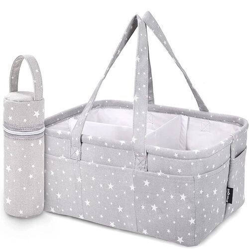 Baby Storage Nursery Organizer Basket Infant Diaper Bag with