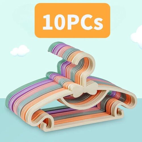 10pcs/Set Baby Cloth Hanger Boy Girl Kids Clothes Rack Dog P