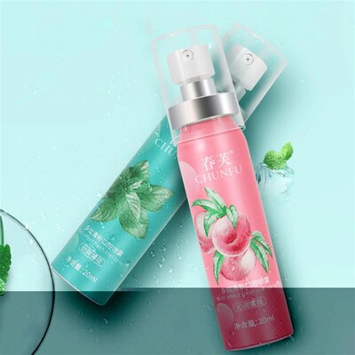 20ml Fruity Breath Peach Mint Breath Freshener Spray Halitos