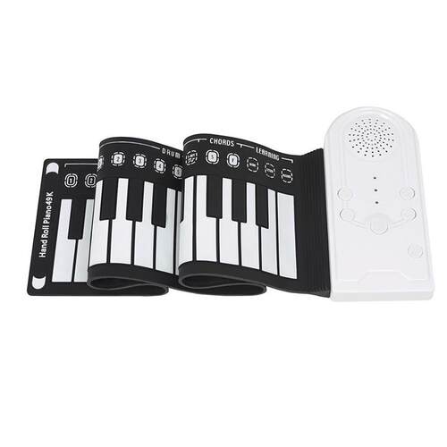 Foldable Roll Up Piano 49 Keys Silicone Portable Soft Keyboa