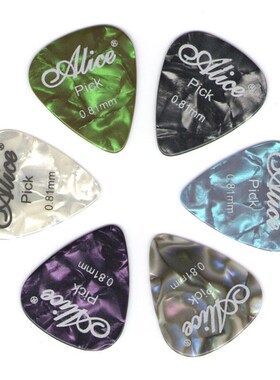6 pieces Alice Celluloid Guitar Picks Mediator Thickness 0.4