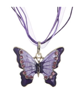 Vintage choker Hot Ethnic Style Butterfly Alloy Necklace项链