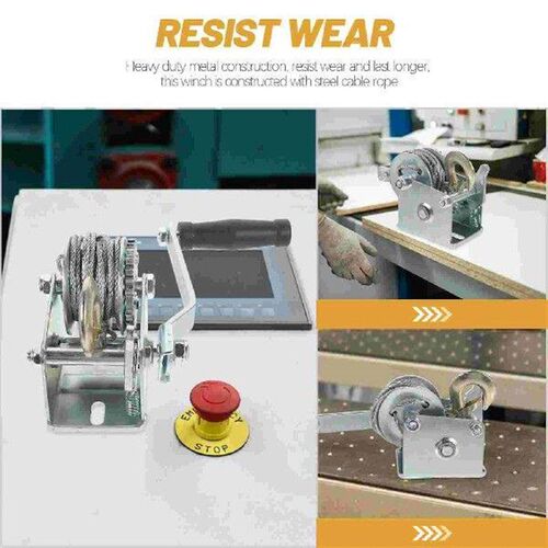 500 Lb Winch 600-3000 Pounds Manual Winch Wire Rope
