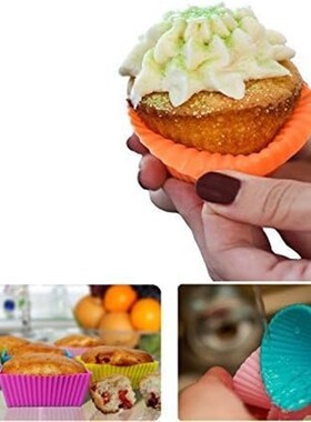 Silicone Cupcake Muffin Baking Cups Liners Cake Molds