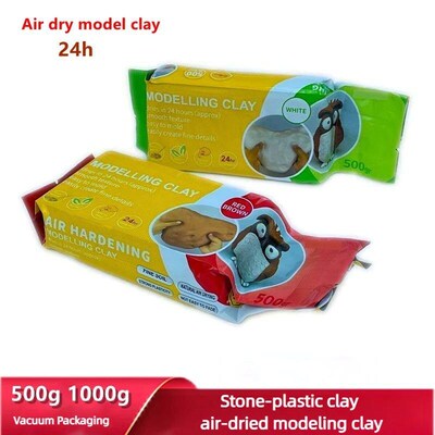 250-1000G Pottery Clay DIY Handmade Bake-Free Air-Drying Sha