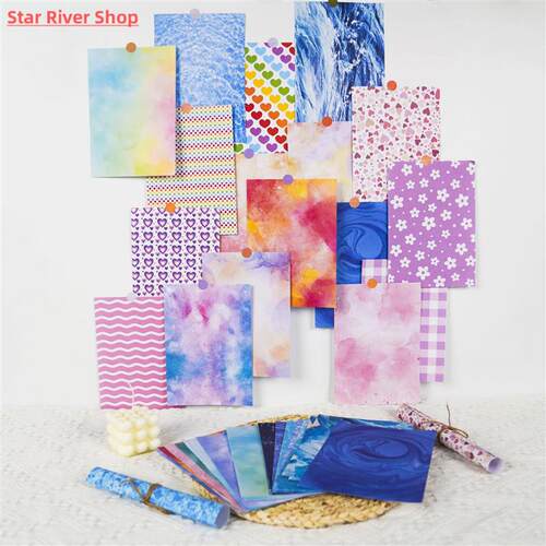 30Pcs 20x14cm Scrapbook Background Paper DIY Handmade Gift
