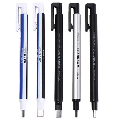 Press Type Mehanial Eraser Super Fine High Preision Pen Shap