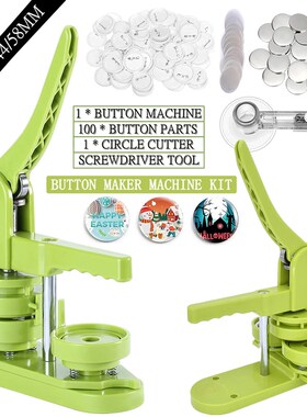 Badge Pin Button Maker Machine DIY 25/32/37/44/58MM Badges S